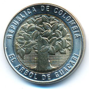 Колумбия, 500 песо (2012 г.)