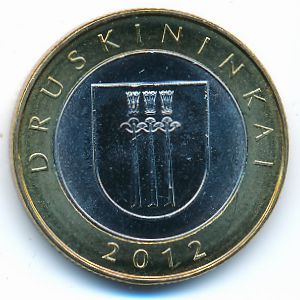 Литва, 2 лита (2012 г.)