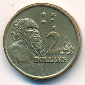Australia, 2 dollars, 1999