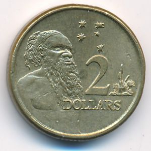 Австралия, 2 доллара (2008 г.)
