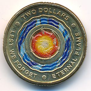 Австралия, 2 доллара (2018 г.)