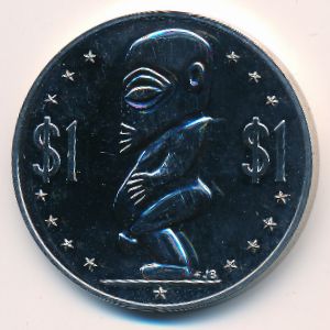 Острова Кука, 1 доллар (1981 г.)