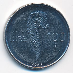 Сан-Марино, 100 лир (1987 г.)