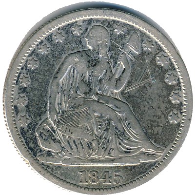США, 1/2 доллара (1839–1853 г.)