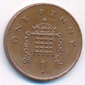 Великобритания, 1 пенни (1993 г.)