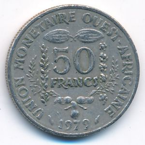 Западная Африка, 50 франков (1979 г.)