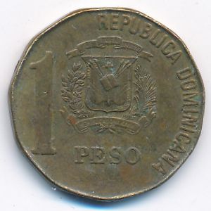 Доминиканская республика, 1 песо (2014 г.)