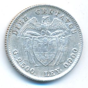 Colombia, 10 centavos, 1911–1942