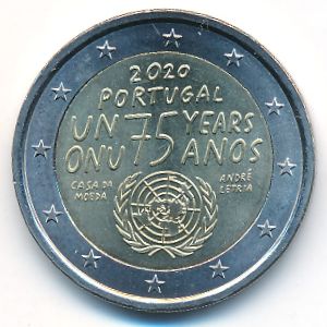 Португалия, 2 евро (2020 г.)