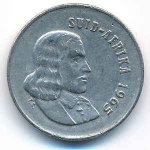 South Africa, 5 cents, 1965