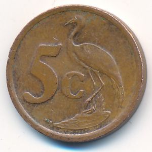 South Africa, 5 cents, 2003