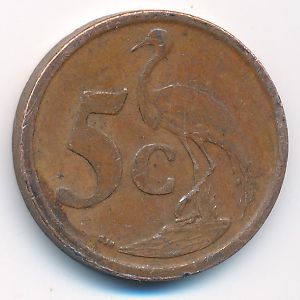 ЮАР, 5 центов (2006 г.)