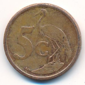 ЮАР, 5 центов (2009 г.)
