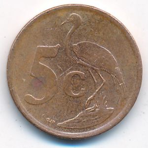 ЮАР, 5 центов (2010 г.)