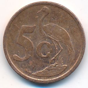 ЮАР, 5 центов (2010 г.)
