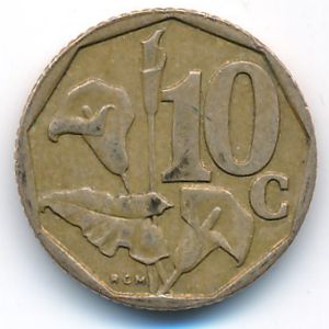 ЮАР, 10 центов (1996 г.)