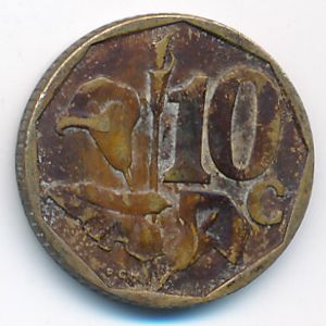 ЮАР, 10 центов (1997 г.)