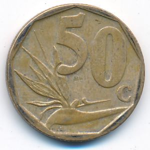 South Africa, 50 cents, 2008