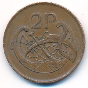 Ирландия, 2 пенса (1986 г.)