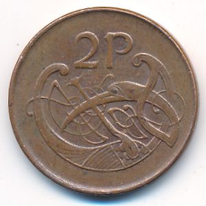 Ирландия, 2 пенса (1995 г.)