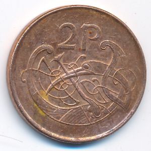 Ирландия, 2 пенса (1996 г.)