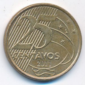 Бразилия, 25 сентаво (2011 г.)