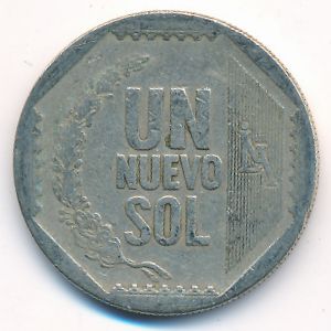 Peru, 1 nuevo sol, 2001
