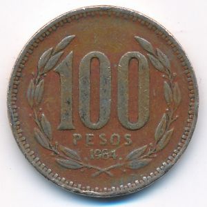 Чили, 100 песо (1984 г.)
