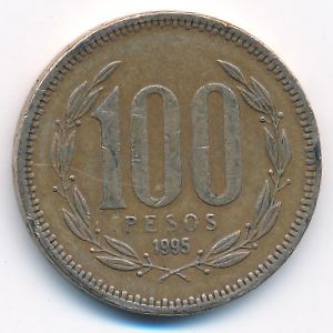 Chile, 100 pesos, 1995