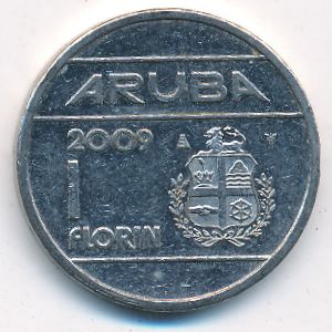 Аруба, 1 флорин (2009 г.)