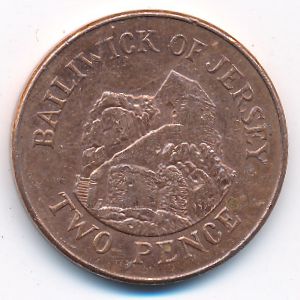 Джерси, 2 пенса (2016 г.)