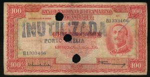 Мозамбик, 100 эскудо (1958 г.)