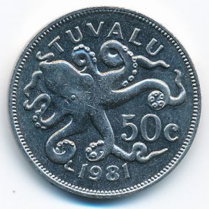 Тувалу, 50 центов (1981 г.)