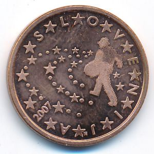 Словения, 5 евроцентов (2007 г.)