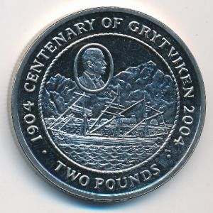 Южная Джорджия и Южные Сэндвичевы острова, 2 фунта (2004 г.)