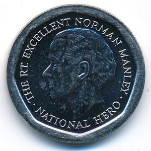 Jamaica, 5 dollars, 1996