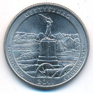США, 1/4 доллара (2011 г.)