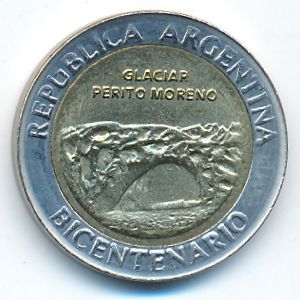 Аргентина, 1 песо (2010 г.)