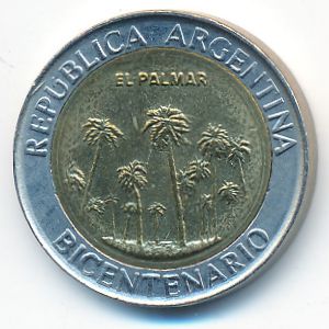 Аргентина, 1 песо (2010 г.)