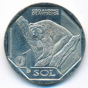 Перу, 1 соль (2017 г.)