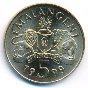 Свазиленд, 5 эмалангени (1999 г.)