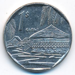 Cuba, 1 peso, 2000