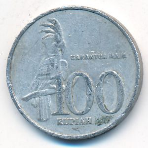 Indonesia, 100 rupiah, 2001