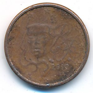 Франция, 1 евроцент (2012 г.)