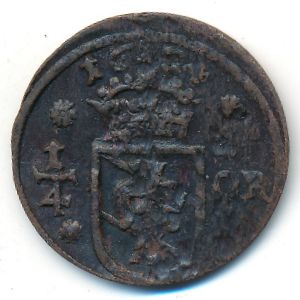 Sweden, 1/4 эре, 1634