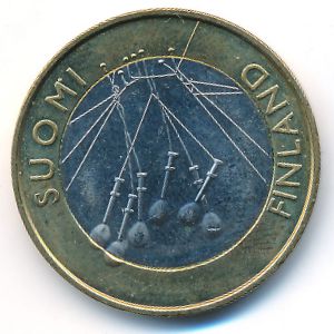 Финляндия, 5 евро (2010 г.)