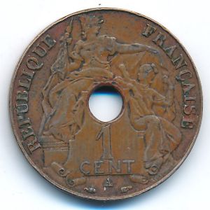 Французский Индокитай, 1 цент (1938 г.)