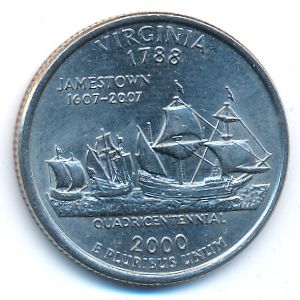 США, 1/4 доллара (2000 г.)