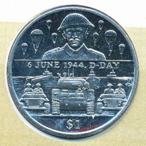 Виргинские острова, 1 доллар (2004 г.)
