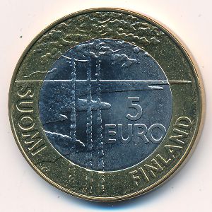 Финляндия, 5 евро (2003 г.)